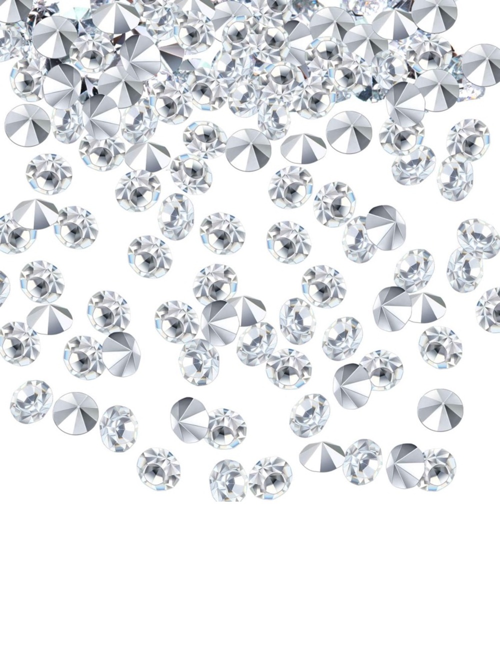 10000 Piece Crystal Acrylic Diamond Confetti  Table Decor
